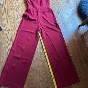 White House Black Market Red Jumpsuit